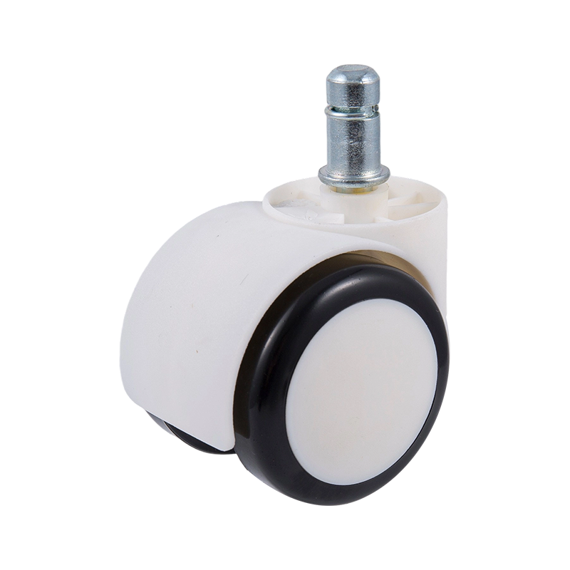 50/38 Biele a čierne PU Universal Caster Accessories pre kancelárske stoličky